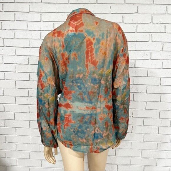 Mes Demoiselles Printed Cotton Motif Shirt - Size 10 - Picture 15 of 16